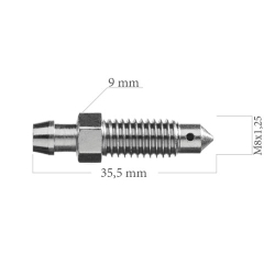 ODPOWIETRZNIK M-8*1,25 kod - 0011