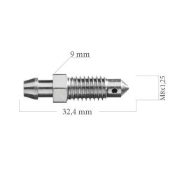 ODPOWIETRZNIK M-8*1,25 kod - 0015