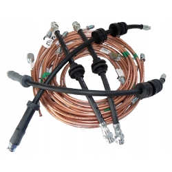 KOMPLET "MAX" PRZEWODÓW HAMULCOWYCH BMW E-34 E34 ABS 1C 1991-1995