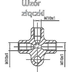TRÓJNIK PRZEWODÓW HAMULCOWYCH WEWNĘTRZNE M-10x1 SF