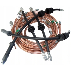 BMW E34 E-34 przewody hamulcowe komplet MAX ABS/ASC-T 2C 1992-1995 3642=6