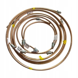 RENAULT THALIA (KOREKTOR) PRZEWODY HAMULCOWE ZESTAW NA TYŁ CuNi 20101=6