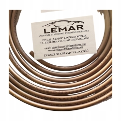 PRZEWÓD - RURA - RURKA HAMULCOWA MIEDZIONIKLOWA fi-8,0/0,71 5mb -DIN*ISO