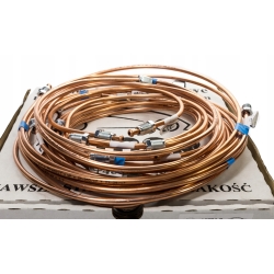 KOMPLET PRZEWODÓW HAMULCOWYCH NISSAN SUNNY N-14 N14 BĘBNY 1990-195