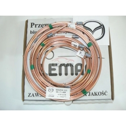 KOMPLET PRZEWODÓW HAMULCOWYCH MAZDA 626 GD ABS BĘBNY 1987-1991 1451**7