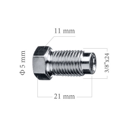 KOŃCÓWKA DO PRZEWODÓW HAMULCOWYCH  3/8