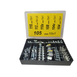 ZESTAW KOŃCÓWEK DO PRZEWODÓW HAMULCOWYCH 125SZT.